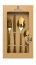 SET DE CUBIERTOS UBAOSHANG X24 PIEZAS ACERO INOXIDABLE