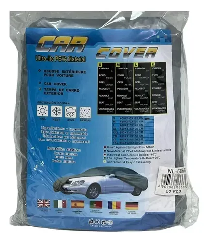 [CARPA TALLA L] CARPA COBERTOR PARA CARRO FUNDA AUTO TALLA L