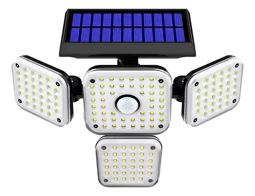 LAMPARA LED PANEL SOLAR LF-1765A SENSOR DE MOVIMIENTO
