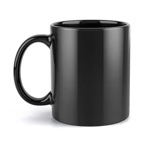 [CED-HOG-012] TAZA DE CAFE CERAMICO VASO POSILLO NEGRO