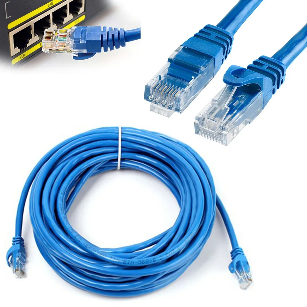 [CED-TEC-016] CABLE RED AZUL - SEISA - CAT 6 - CK- 10M