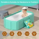 BAÑERA TINA PLEGABLE PORTATIL PARA BEBES ENJOY 80 x 45 x 25 CM