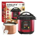 OLLA A PRESION ELECTRICA MULTIFUNCIONAL SOKANY 5L