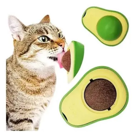JUGUETE HIERVA BOLA CATNIP AGUACATE