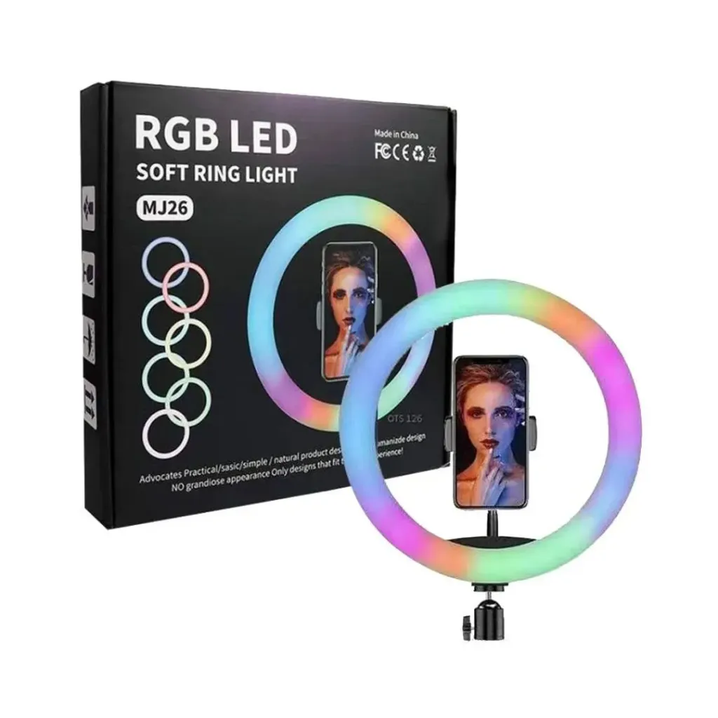 [MJ-26] ARO DE LUZ TRIPODE RGB FILL LIGHT MJ-26