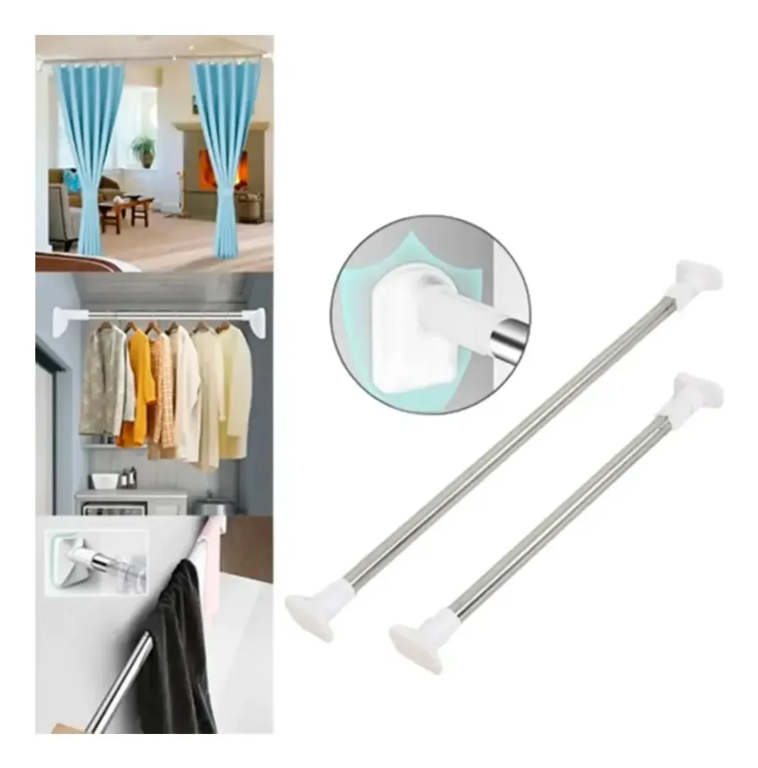 [7b43da] BARRA EXTENSIBLE TUBO ROPA 1,50 x 2,80 metros