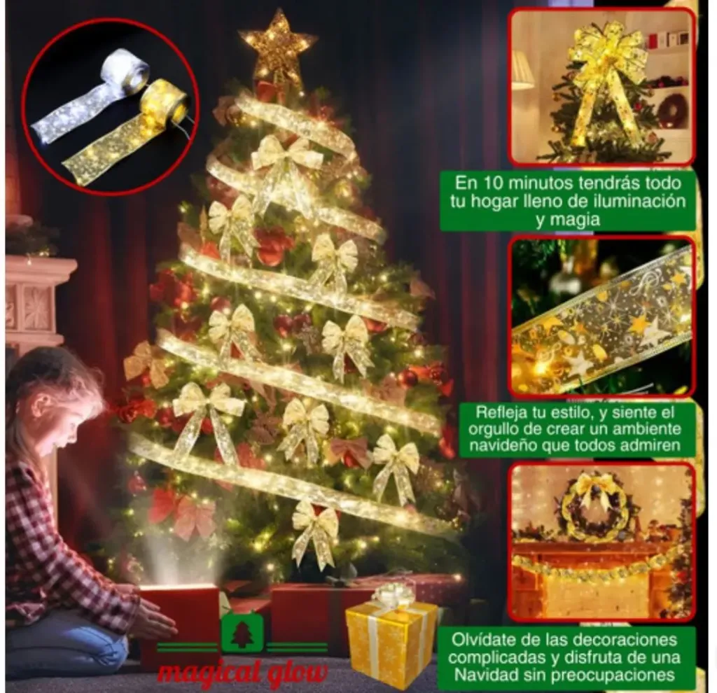 [BOD-NAV-004] CINTA LED PILAS LUZ NAVIDAD