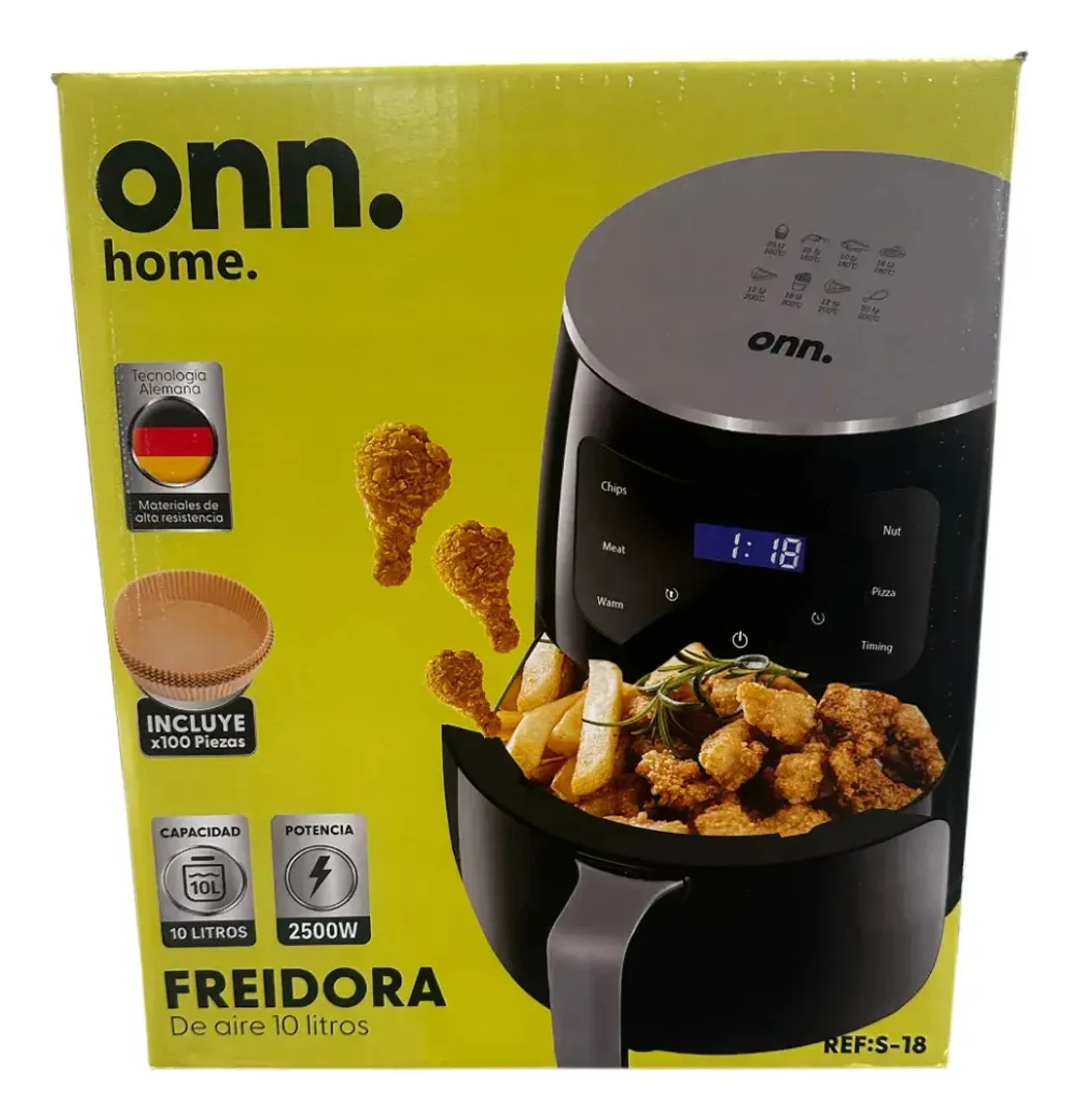 FREIDORA DE AIRE ONN CAJA VERDE 10L