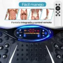 PLATAFORMA VIBRADORA DE EJERCICIO COMPACTA