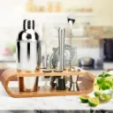SET COCTELERIA x10 PIEZAS BAMBU
