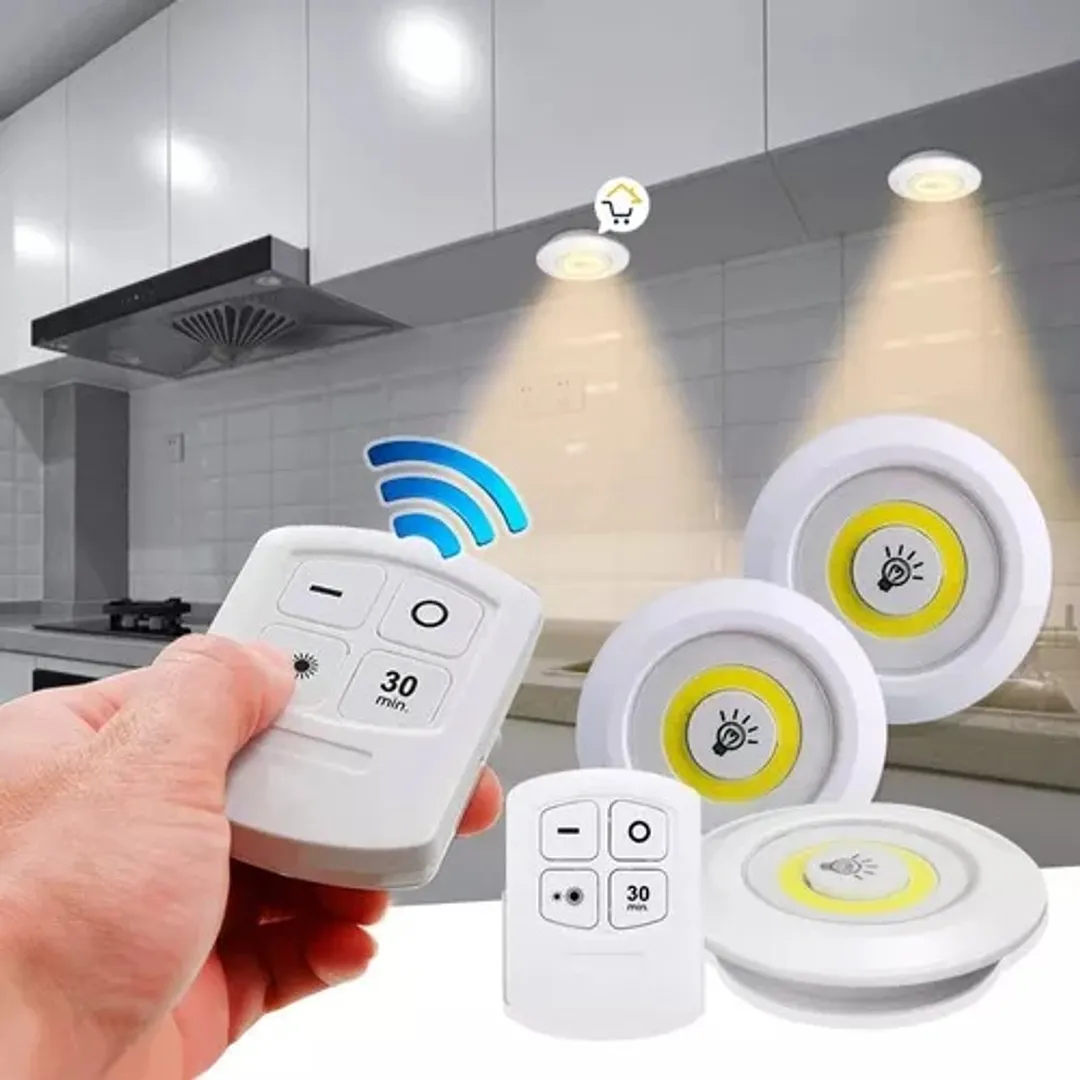 [BOD-HOG-047] SET LUCES LED INALAMBRICAS X3 CONTROL - LED LIGHT WITH REMOTE CONTROL SET -