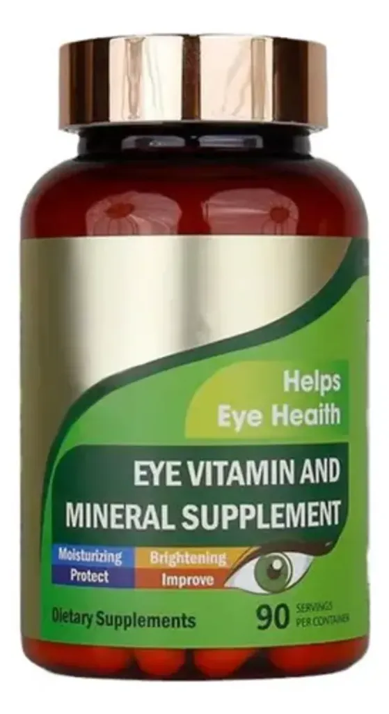 SUPLEMENTO DE VITAMINAS Y MINERALES PARA OJOS x90 CAPSULAS