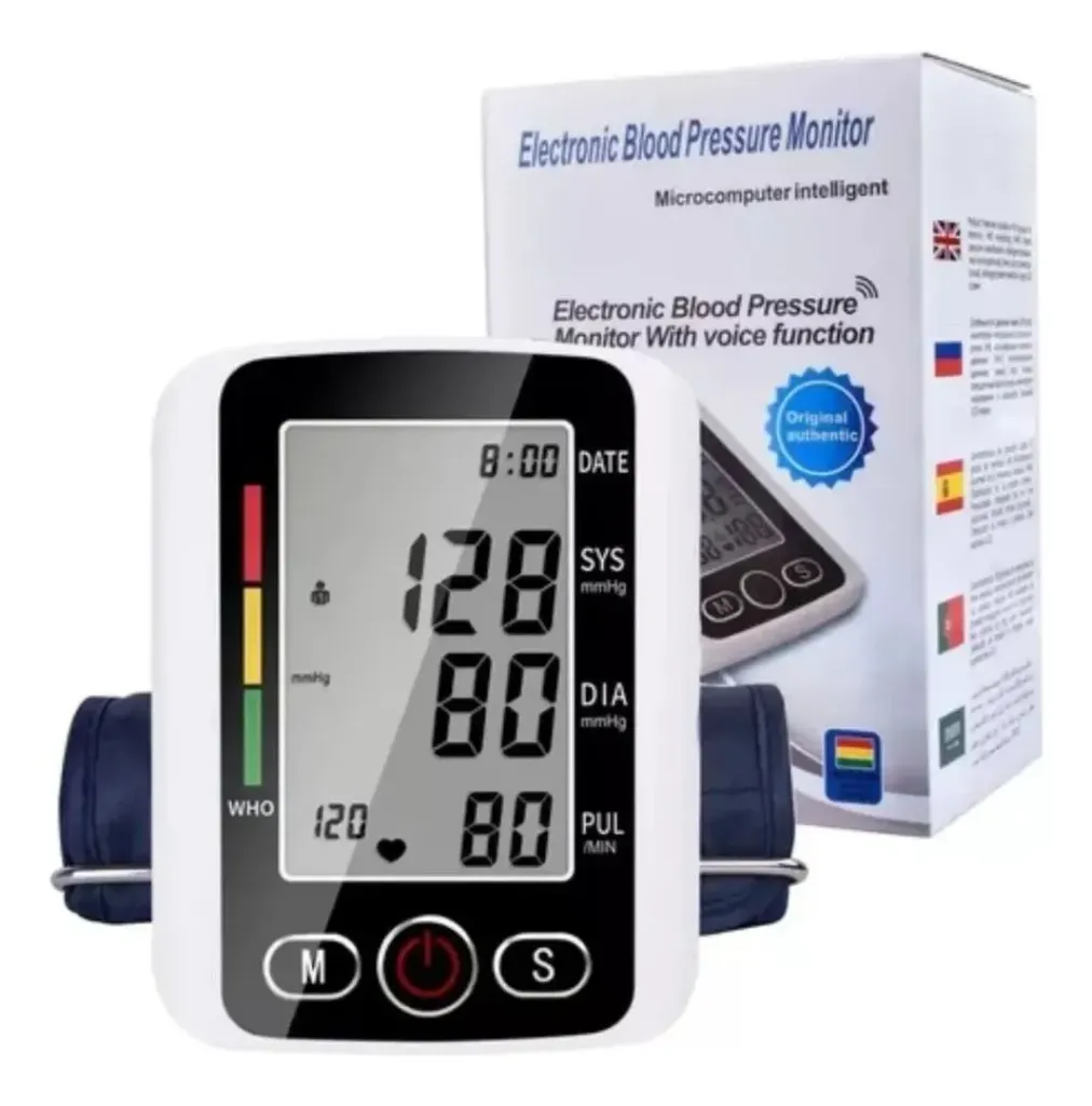 TENSIOMETRO BRAZO - ELECTRONIC BLOOD PRESSURE MONITOR