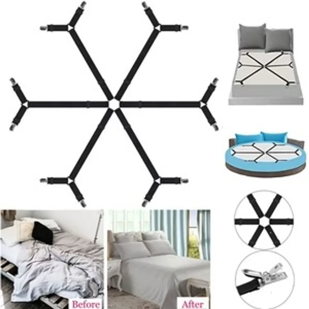 TIRANTAS AJUSTABLE SABANA - BED SHEET CLIPS - GP-1674