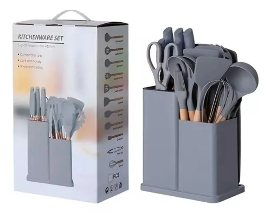 UTENSILIOS 19PCS SILICONA