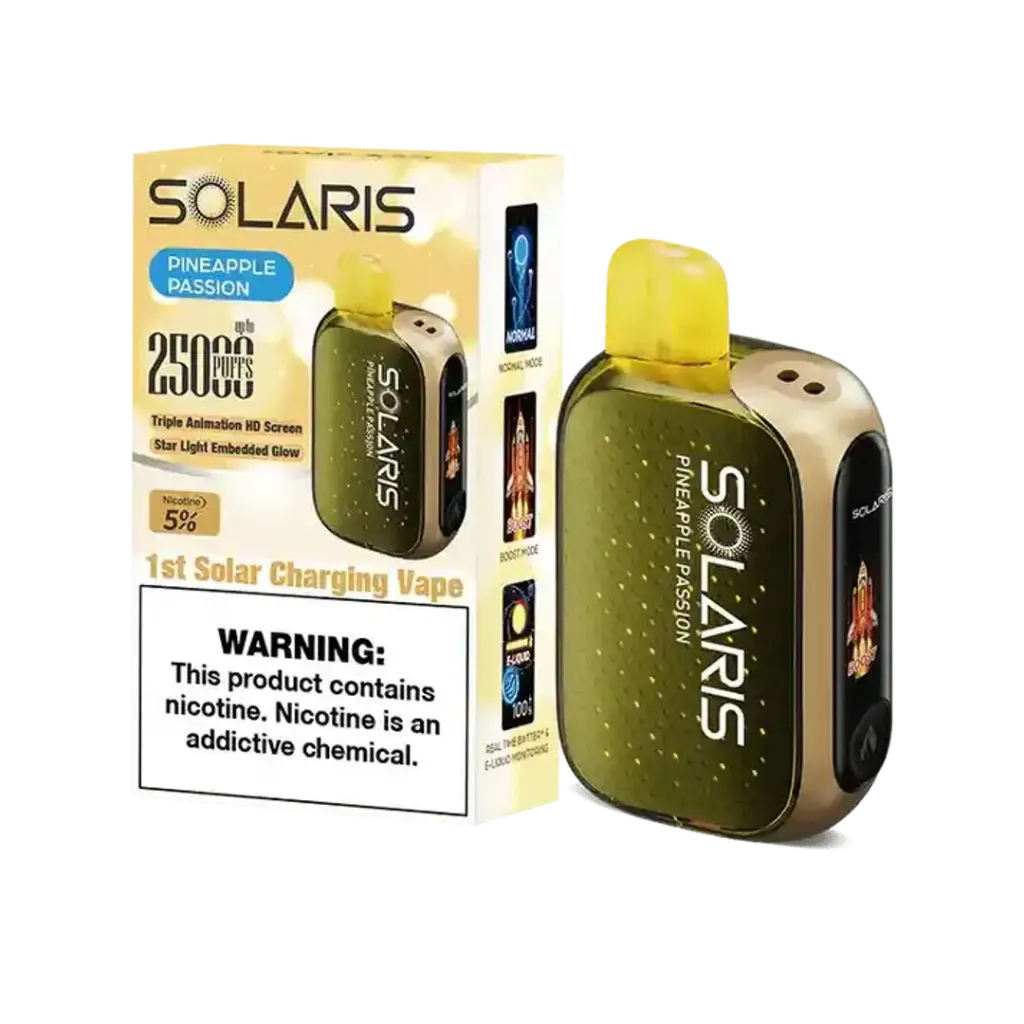 [1718] VAPEADOR SOLARIS 25000 PUFF Pineapple Passion