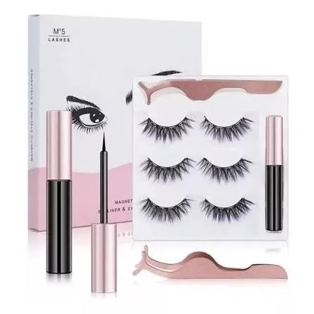 [BOD-MAQ-002] PESTAÑAS MAGNETICAS - MAGNETIC EYELINER & EYELASHES