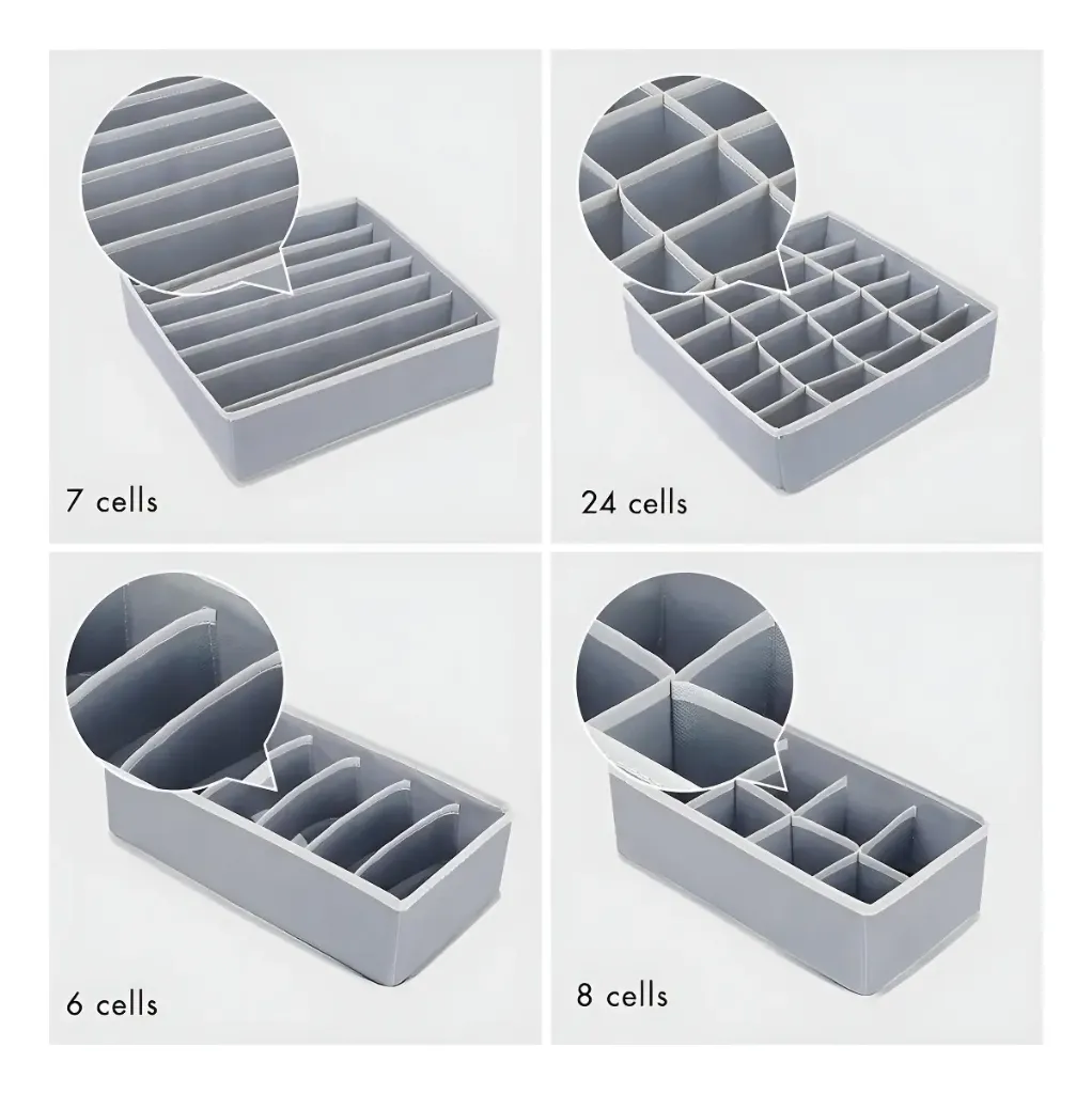 ORGANIZADOR ROPA INTERIOR 4 PIEZAS - OR-1545