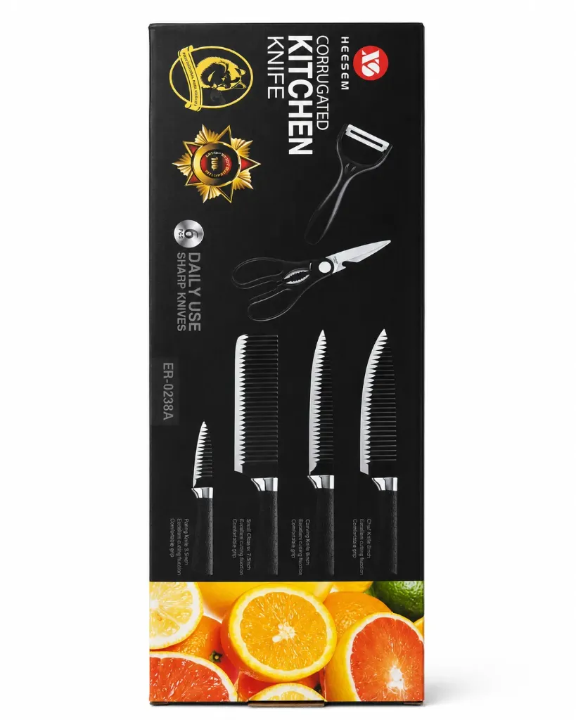 JUEGO KIT SET CUCHILLOS X6 - DVCRETIRH - ER-0238A