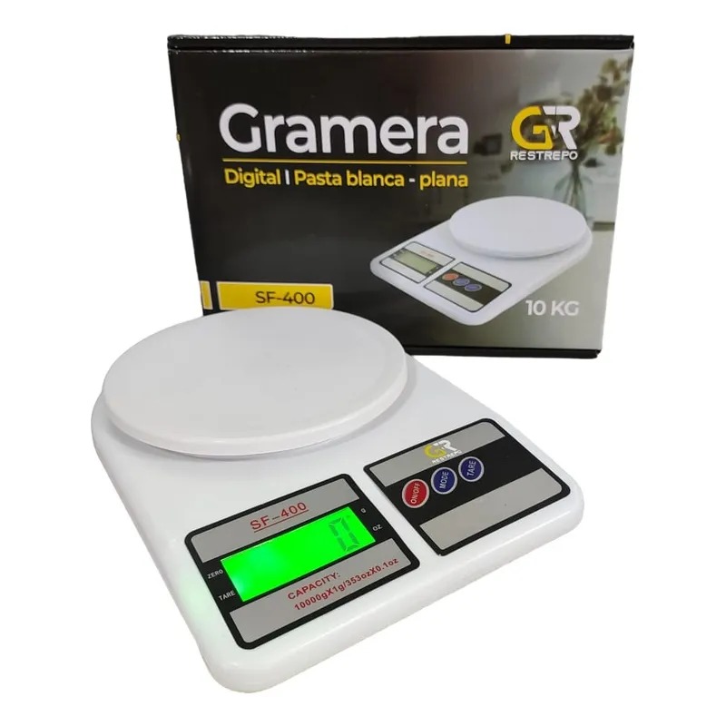 [BOD-HOG-041] GRAMERA DIGITAL PLANA - GR RESTREPO - SF-400 -  10KG
